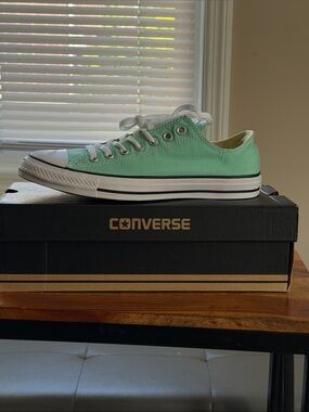 Converse Low Top Sneakers Mint Green White